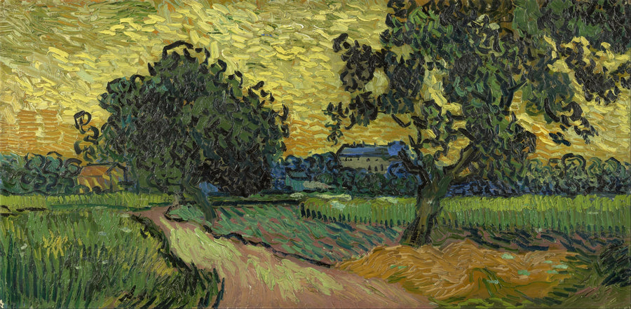 Landschaft in der Dämmerung - Vincent van Gogh