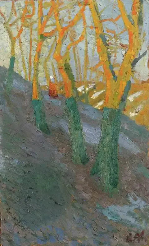 Frühlingslandschaft - Kazimir Malevich