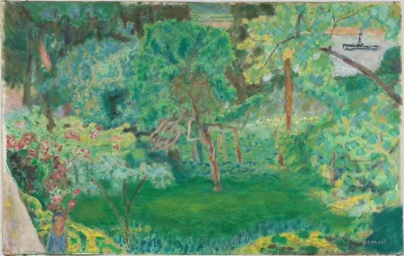 Landschaft mit Schlepper - Pierre Bonnard