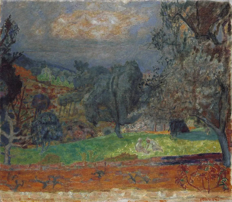 Landschaft bei Sonnenuntergang. Le Cannet - Pierre Bonnard