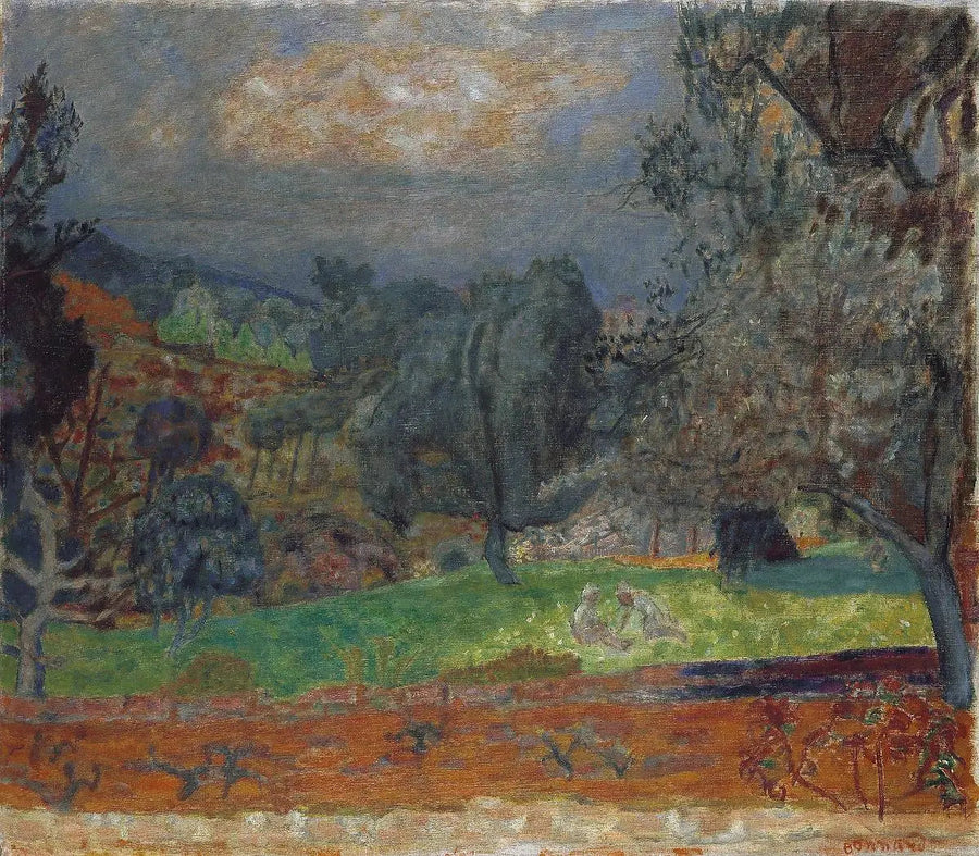 Landschaft bei Sonnenuntergang. Le Cannet - Pierre Bonnard