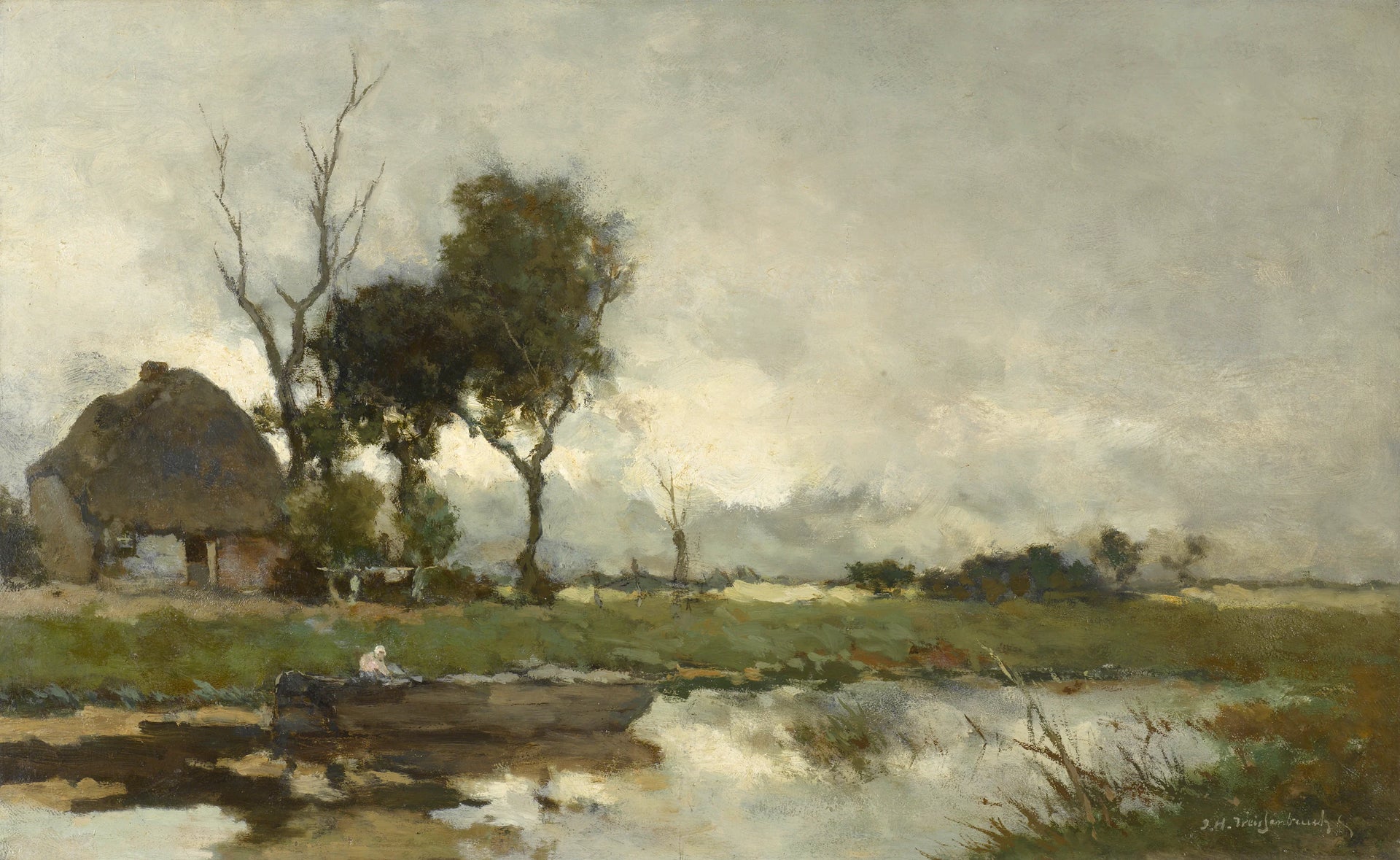 Paysage d'automne - Johan Hendrik Weissenbruch