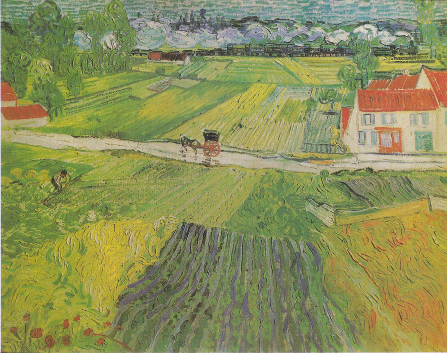 Landschaft von Auvers nach dem Regen - Vincent van Gogh