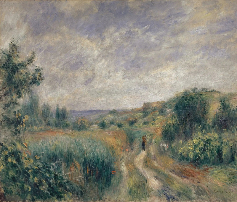 Landschaft in der Umgebung von Essoyes - Pierre-Auguste Renoir