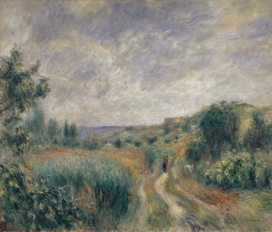 Landschaft in der Umgebung von Essoyes - Pierre-Auguste Renoir
