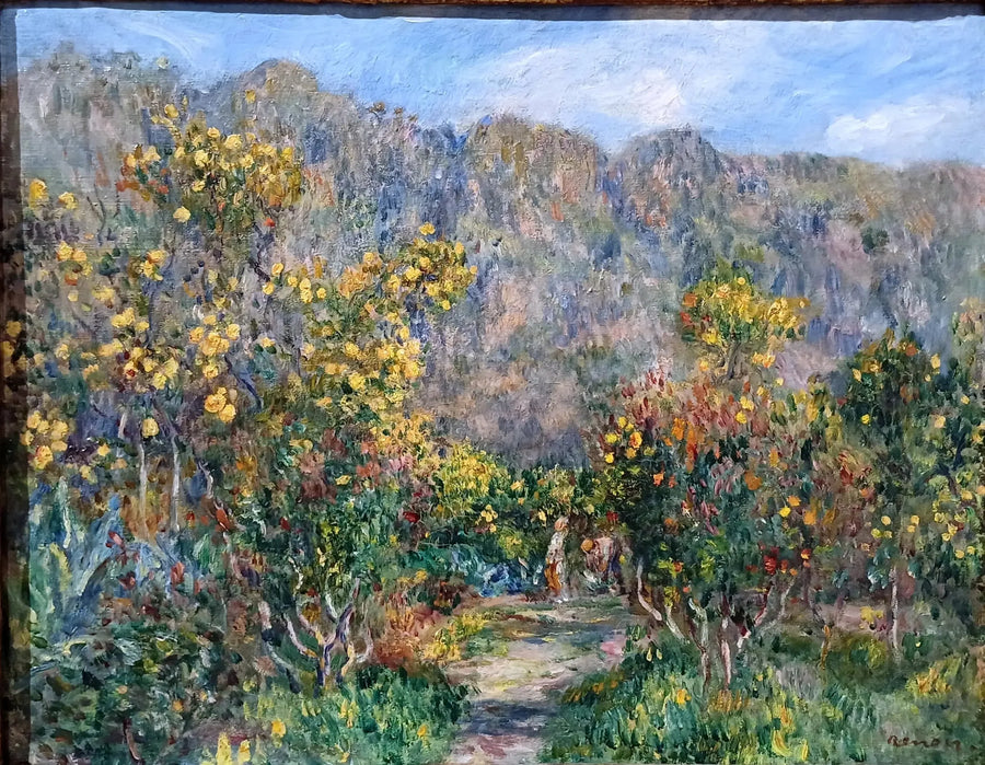 Landschaft mit Mimosen - Pierre-Auguste Renoir