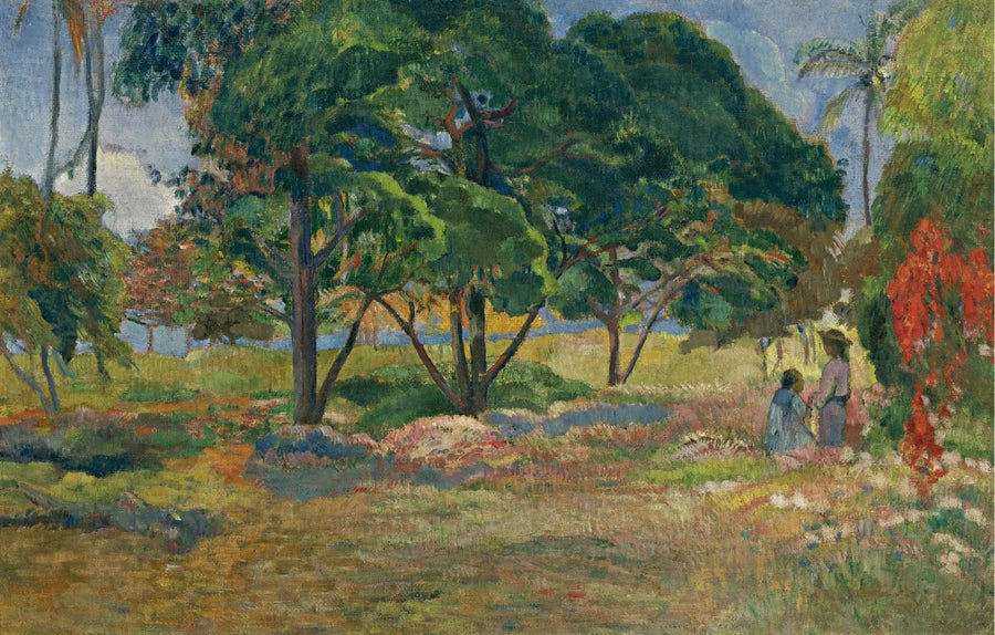 Landschaft mit drei Bäumen - Paul Gauguin