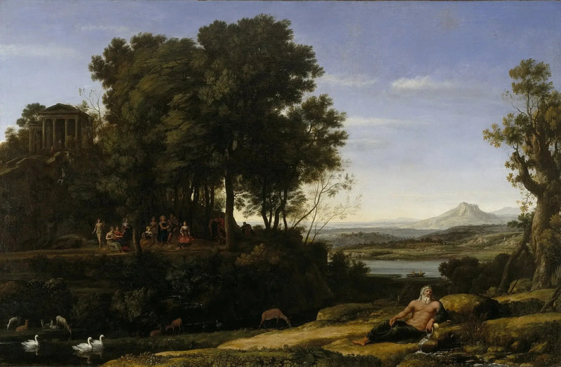 Landschaft mit Apoll und den Musen - Claude Lorrain