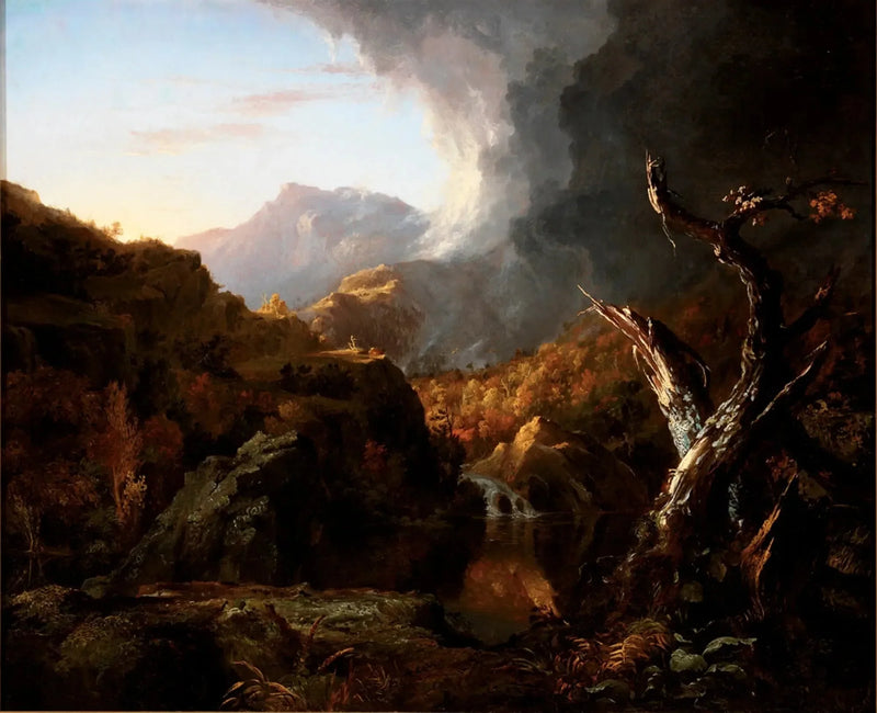Landschaft mit totem Baum - Thomas Cole