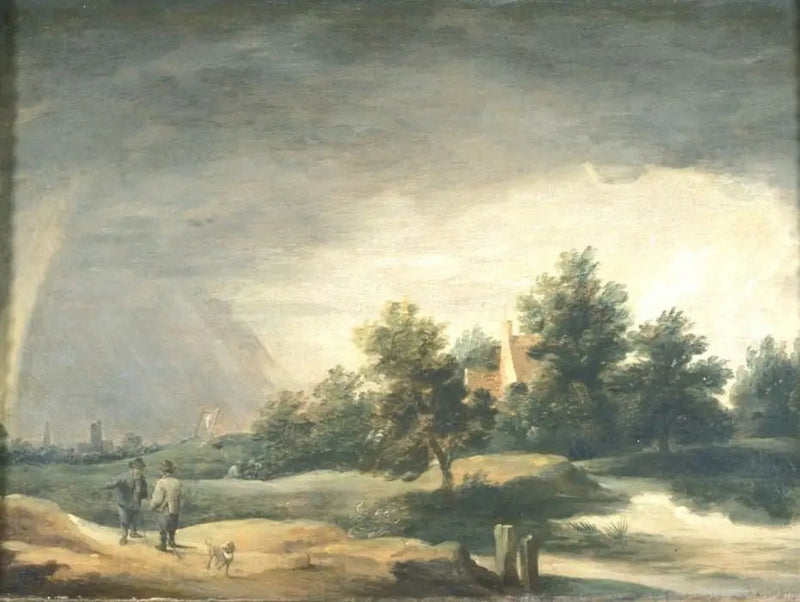 Landschaft mit Regenbogen - David Teniers der Jüngere