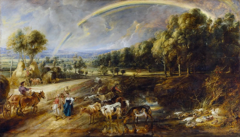 Landschaft mit Regenbogen - Peter Paul Rubens