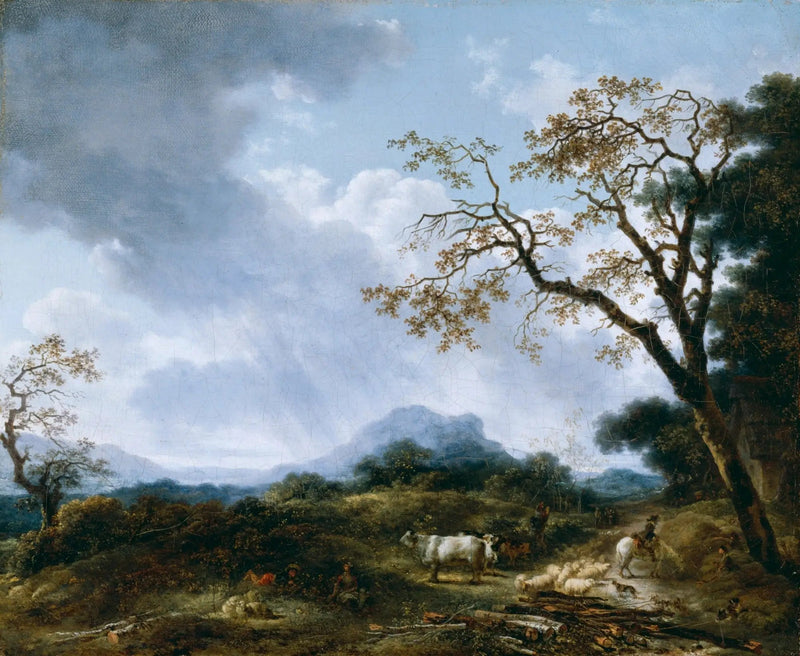 Landschaft mit vorübergehendem Regenschauer - Jean-Honoré Fragonard