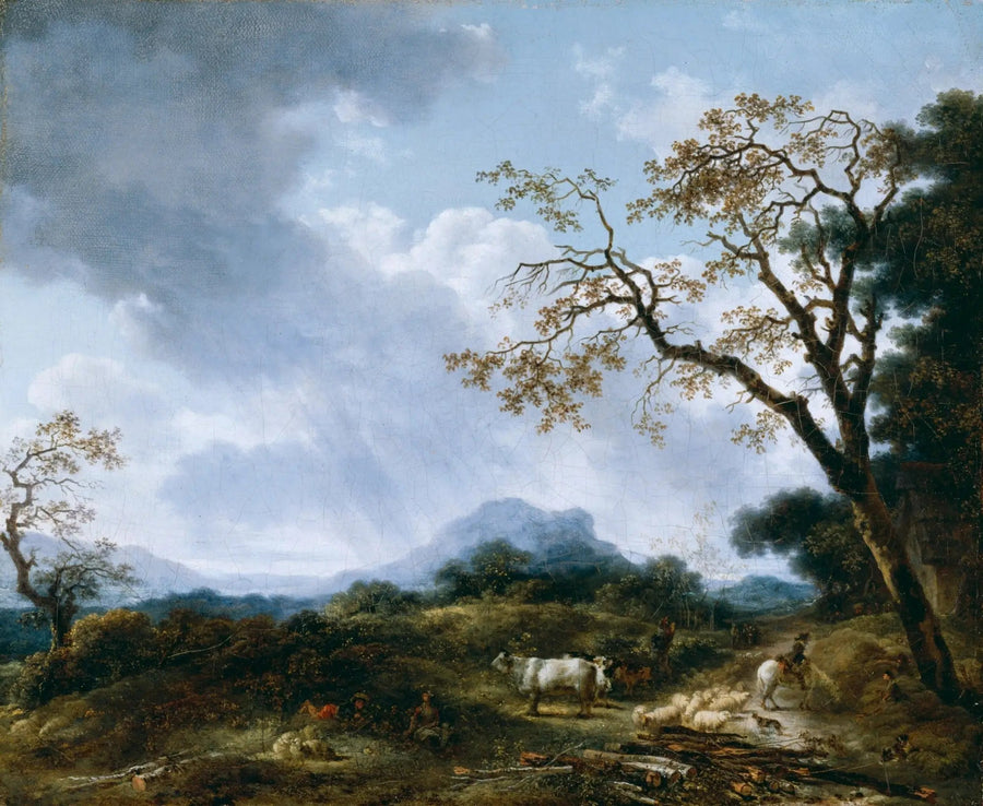 Landschaft mit vorübergehendem Regenschauer - Jean-Honoré Fragonard