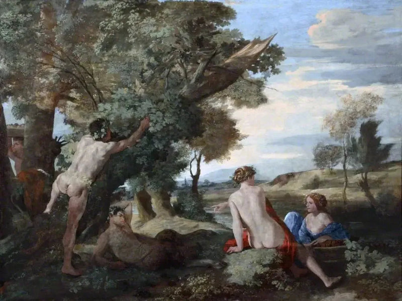 Landschaft mit Bacchus und Ceres - Nicolas Poussin