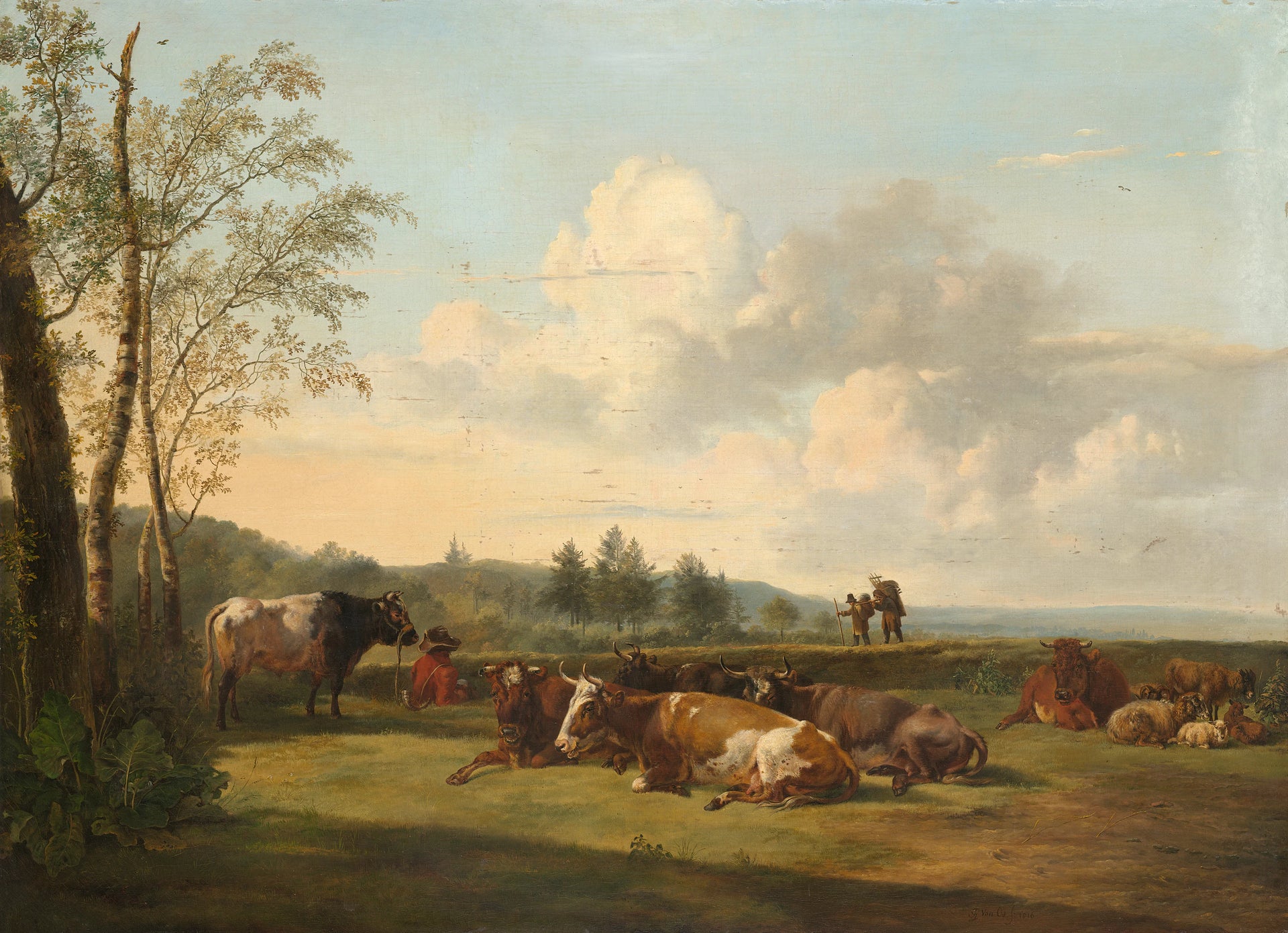 Paysage avec du bétail - Pieter Gerardus van Os