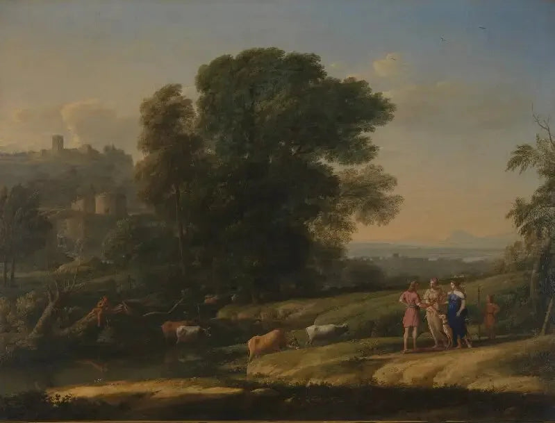 Landschaft mit Céphale und Procris vereint durch Diana - Claude Lorrain