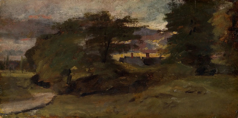 Landschaft mit Chalets - John Constable