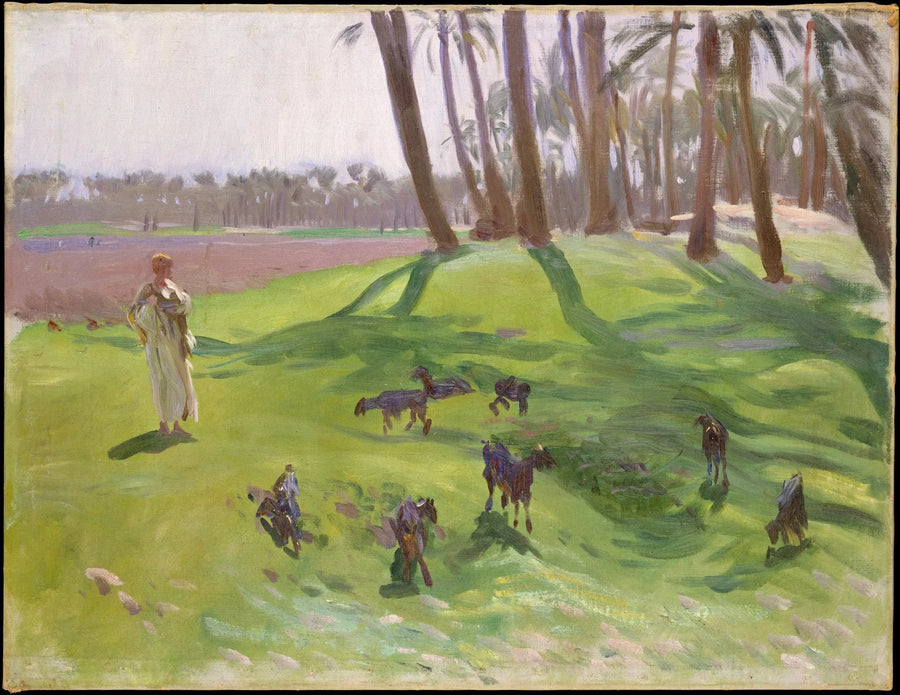 Landschaft mit Ziegenhirte - John Singer Sargent