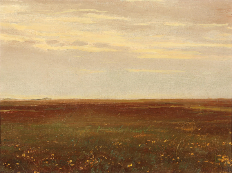 Landschaft mit Wildblumen. – Michael Peter Ancher