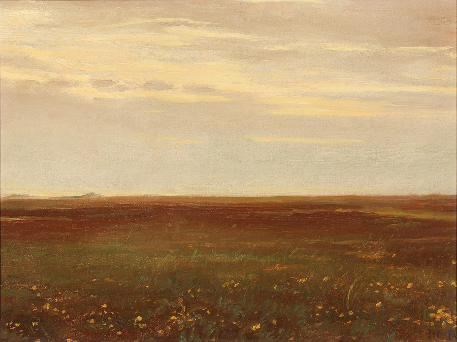 Landschaft mit Wildblumen. – Michael Peter Ancher