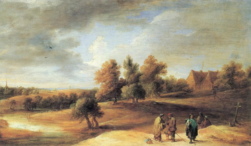 Landschaft mit Zigeunern - David Teniers der Jüngere
