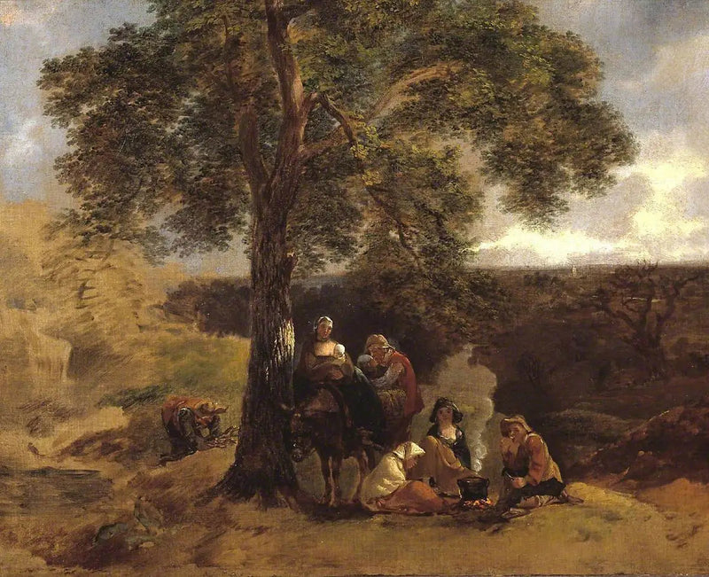 Landschaft mit Zigeunern - Thomas Gainsborough