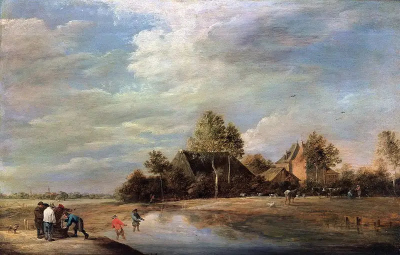 Landschaft mit Fischern - David Teniers der Jüngere