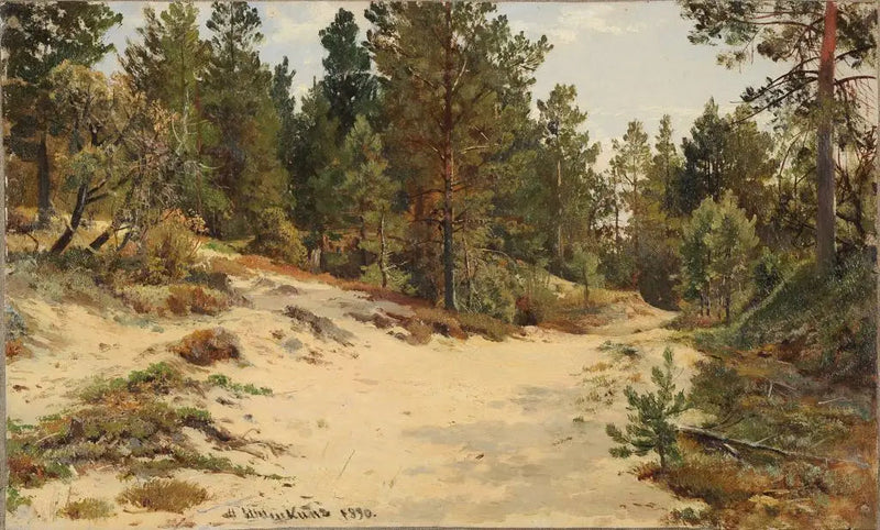 Landschaft mit Kiefern - Ivan Chichkine