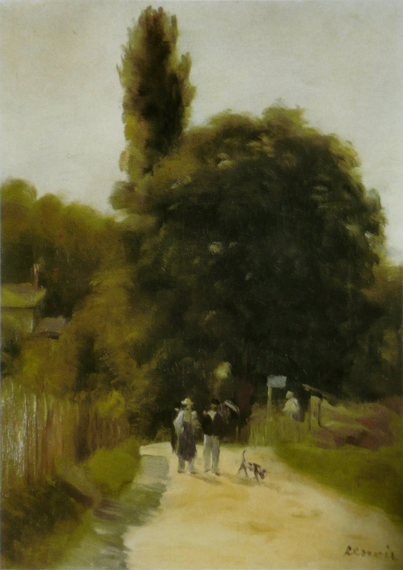 Landschaft mit zwei Figuren - Pierre-Auguste Renoir