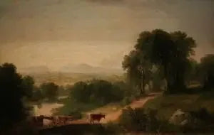 Landschaft mit Vieh - Asher Brown Durand