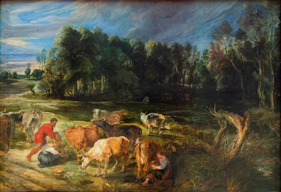 Landschaft mit Vieh - Peter Paul Rubens