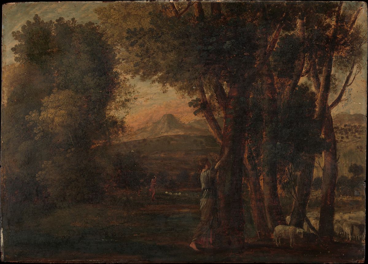 Landschaft mit Erminia - Claude Lorrain