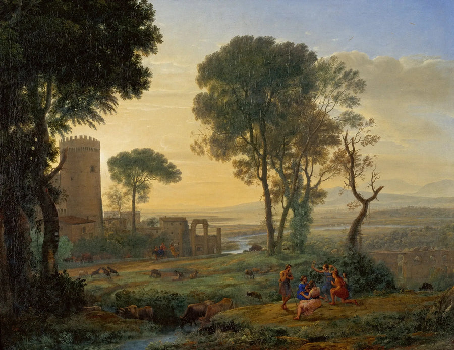 Landschaft mit der Flucht nach Ägypten - Claude Lorrain