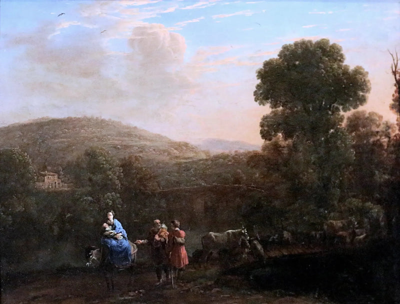 Landschaft mit der Flucht nach Ägypten - Claude Lorrain