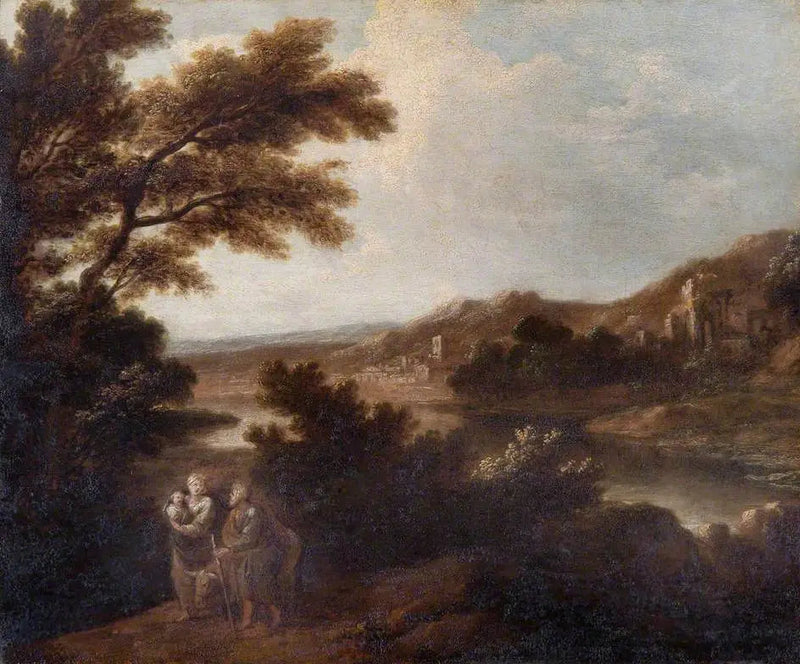 Landschaft mit der Flucht nach Ägypten - Joshua Reynolds
