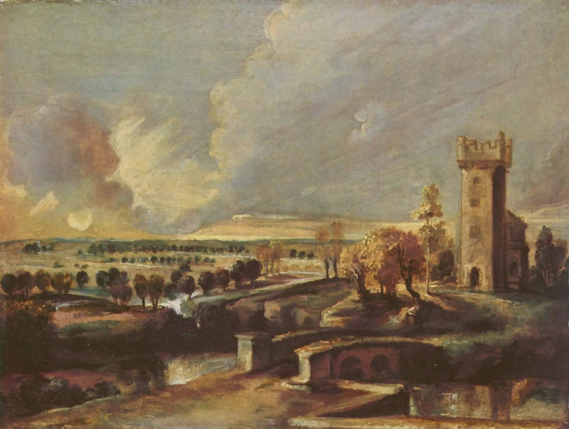 Landschaft mit dem Schloss „Steen“ - Peter Paul Rubens