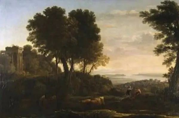 Landschaft mit Merkur und Battus - Claude Lorrain