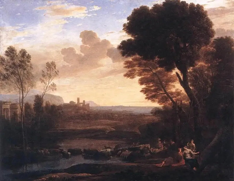Landschaft mit Paris und Œnone - Claude Lorrain