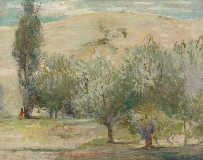 Landschaft mit Figuren - Charles Conder