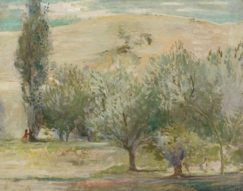 Landschaft mit Figuren - Charles Conder