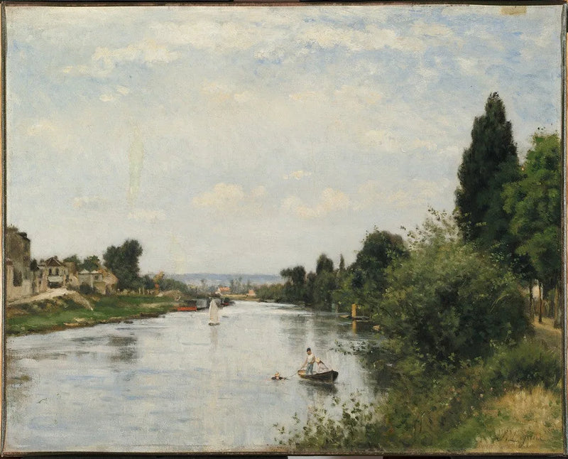 Landschaft mit Fluss - Stanislas Lépiné