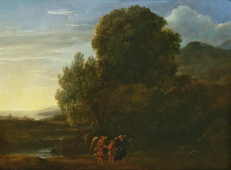Landschaft mit Johannes dem Täufer - Claude Lorrain