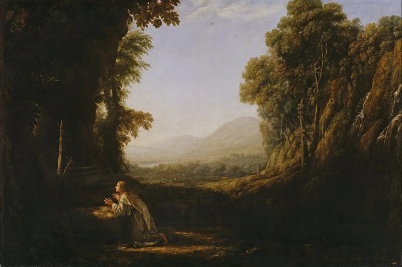 Landschaft mit der heiligen María de Cervelló - Claude Lorrain