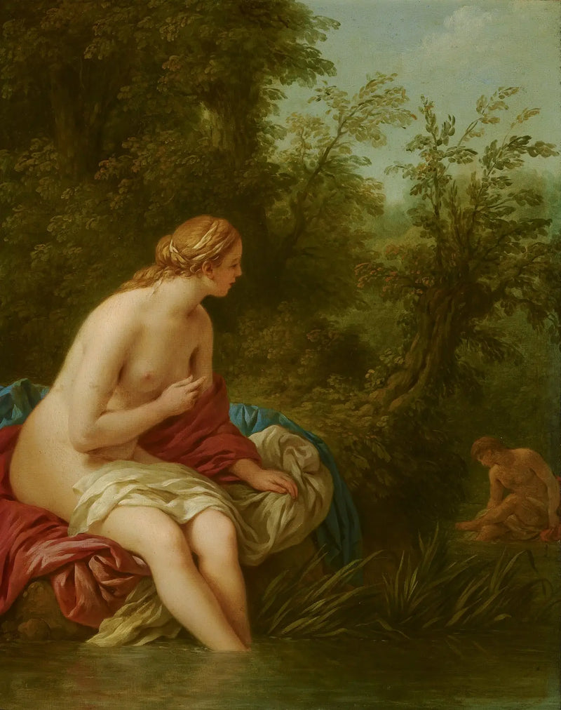 Landschaft mit Salmacis und Hermaphrodit - Louis Jean François Lagrenée