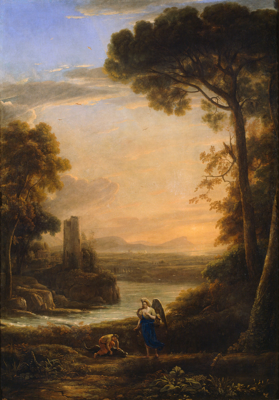 Paysage avec Tobie et Raphaël - Claude Gellée