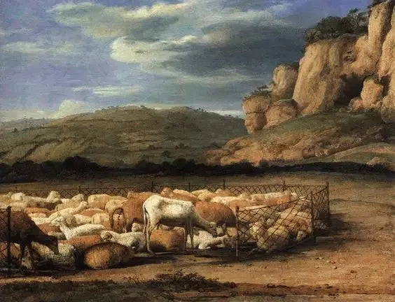 Landschaft mit Herde - Claude Lorrain