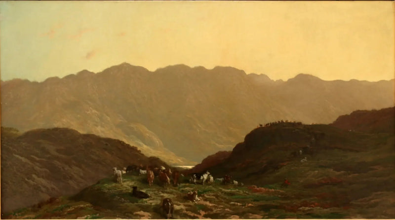 Landschaft mit Herde - Gustave Doré
