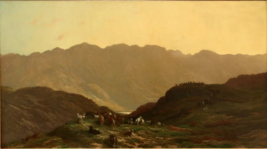 Landschaft mit Herde - Gustave Doré