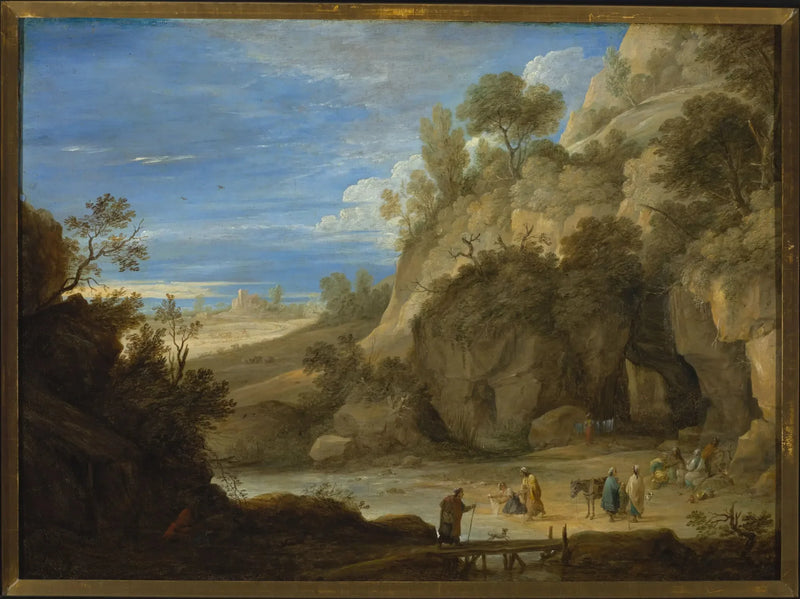 Landschaft mit einem Zigeunerlager - David Teniers der Jüngere