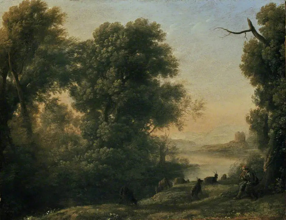 Paysage avec un chevrier - Claude Lorrain - Alpha Reproduction